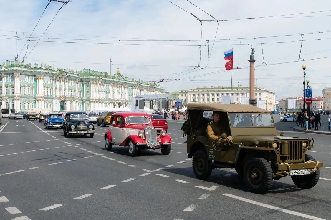 🌟 Ретро парад в Питере