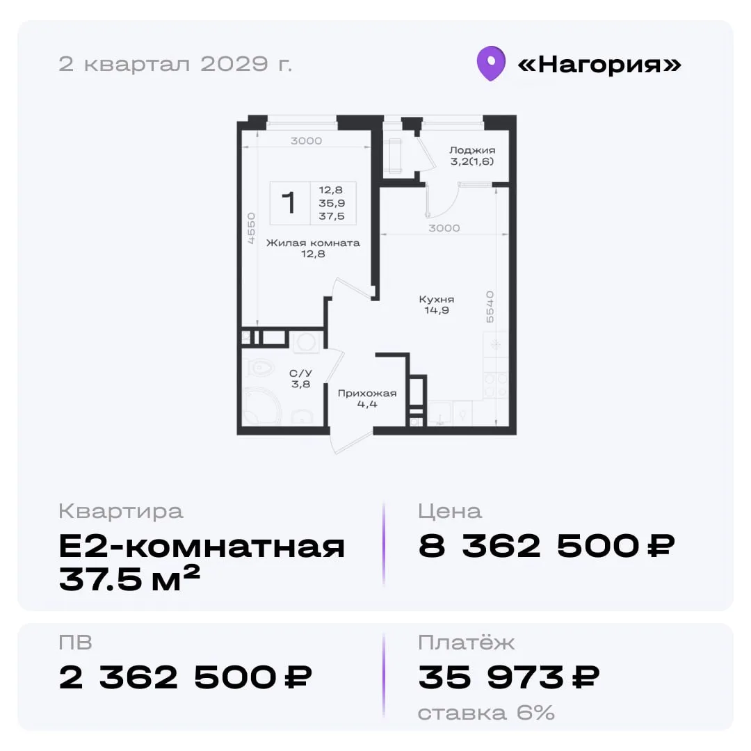⛰️ Квартиры с панорамным остеклением в проектах ССК