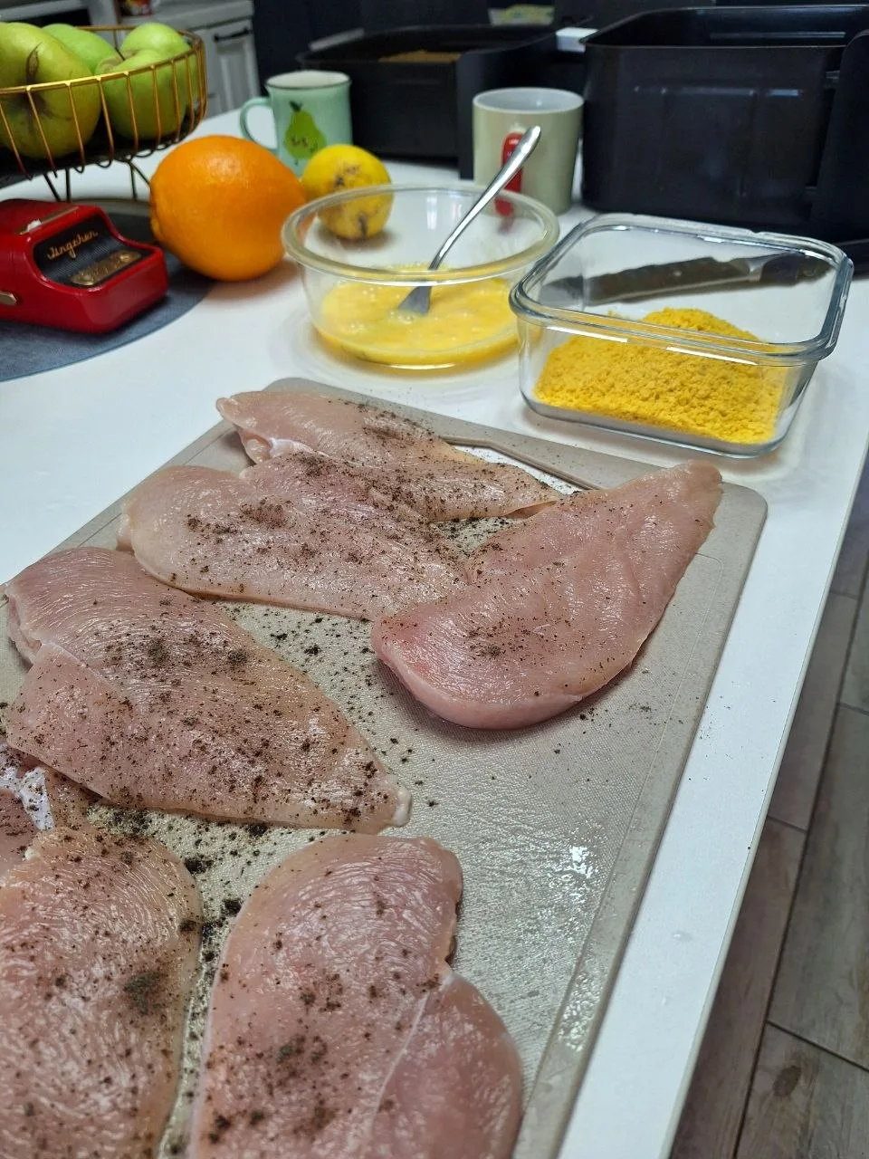 💬 Несу очень вкусный вариант куриных шницелей!