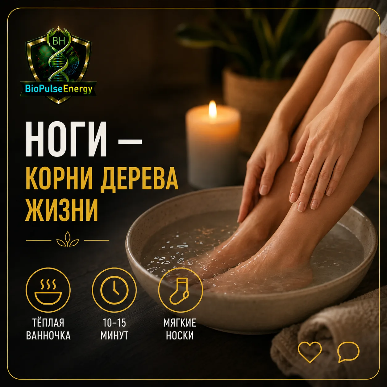 Ноги — корни дерева жизни