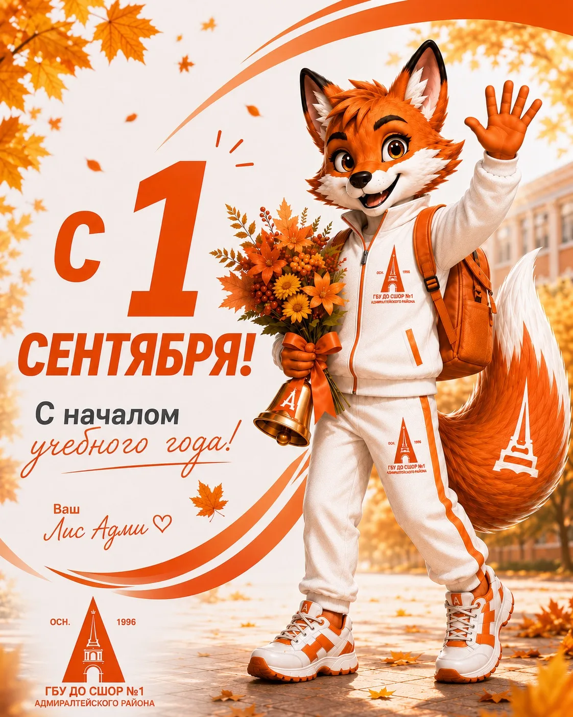 Дорогие спортсмены! С Днем знаний! Пусть этот учебный год будет таким же победным, как ...