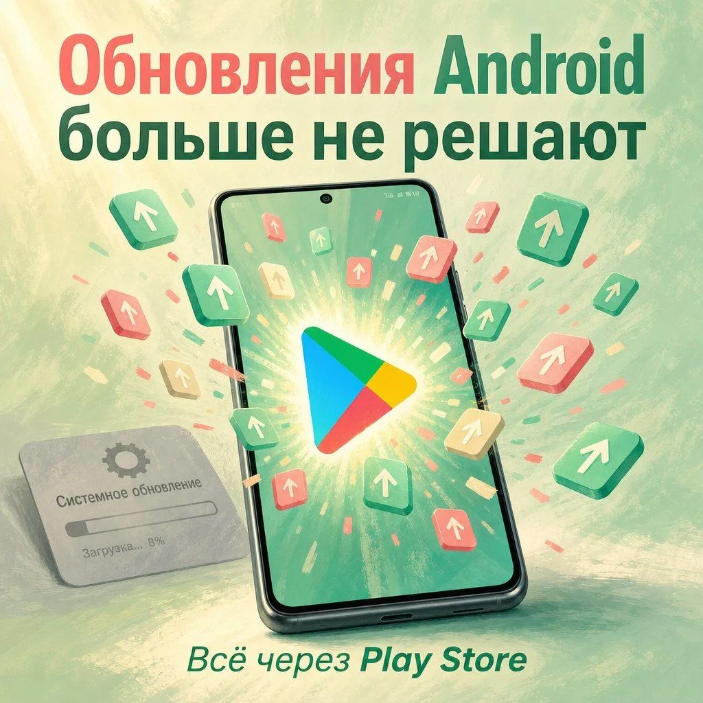 Обновления Android больше не решают

Google так устроила свою систему, что почти все важные новинки 