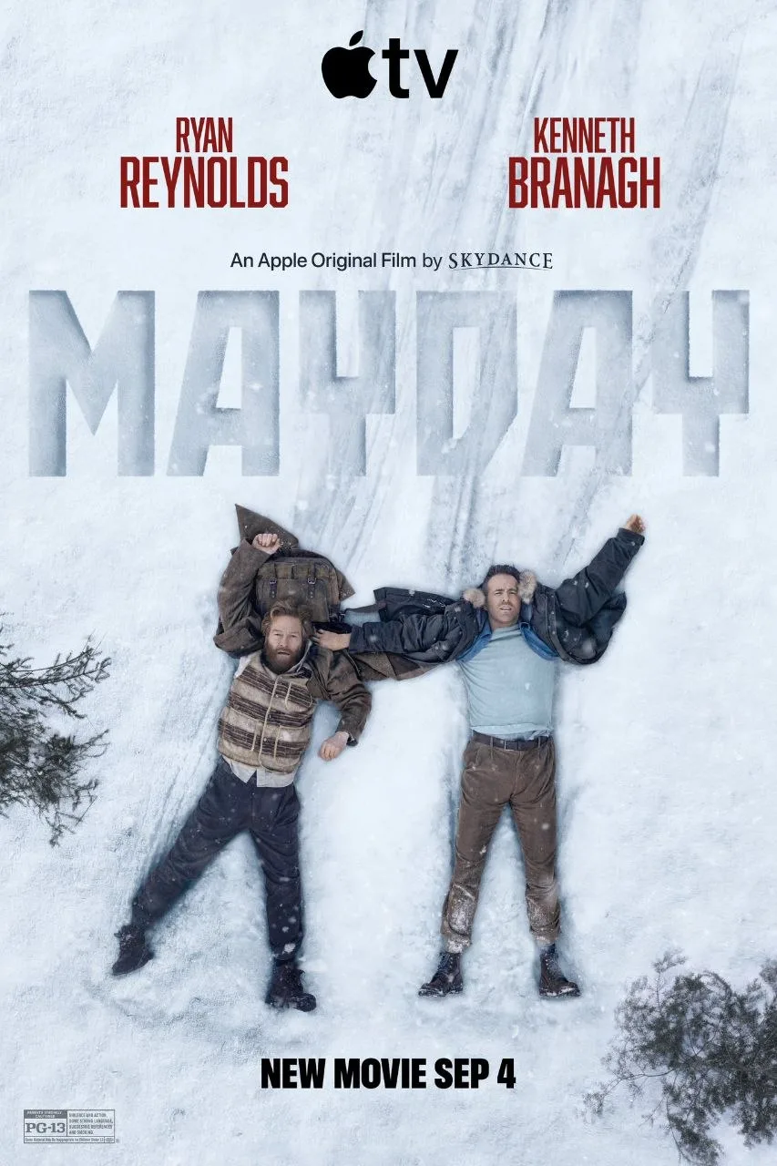 Первый постер и трейлер фильма Mayday, в котором сыграли Райан Рейнольдс и Кеннет Брана.