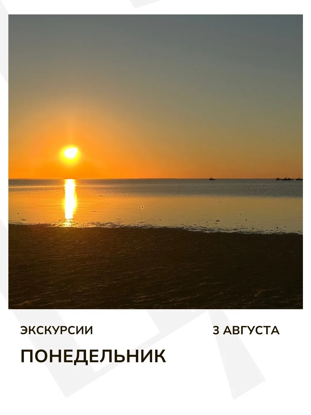 Экскурсия дня