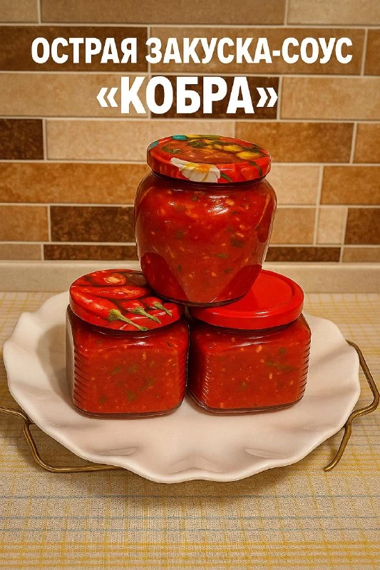 ОСТРАЯ ЗАКУСКА-СОУС "КОБРА"