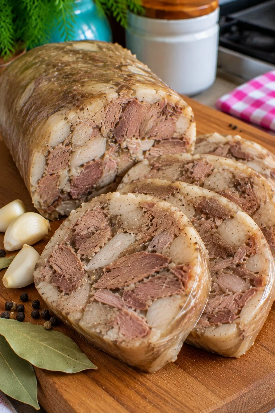 Домашний зельц — отличная замена покупной колбасе  Много мяса, чесночный аромат и никак...
