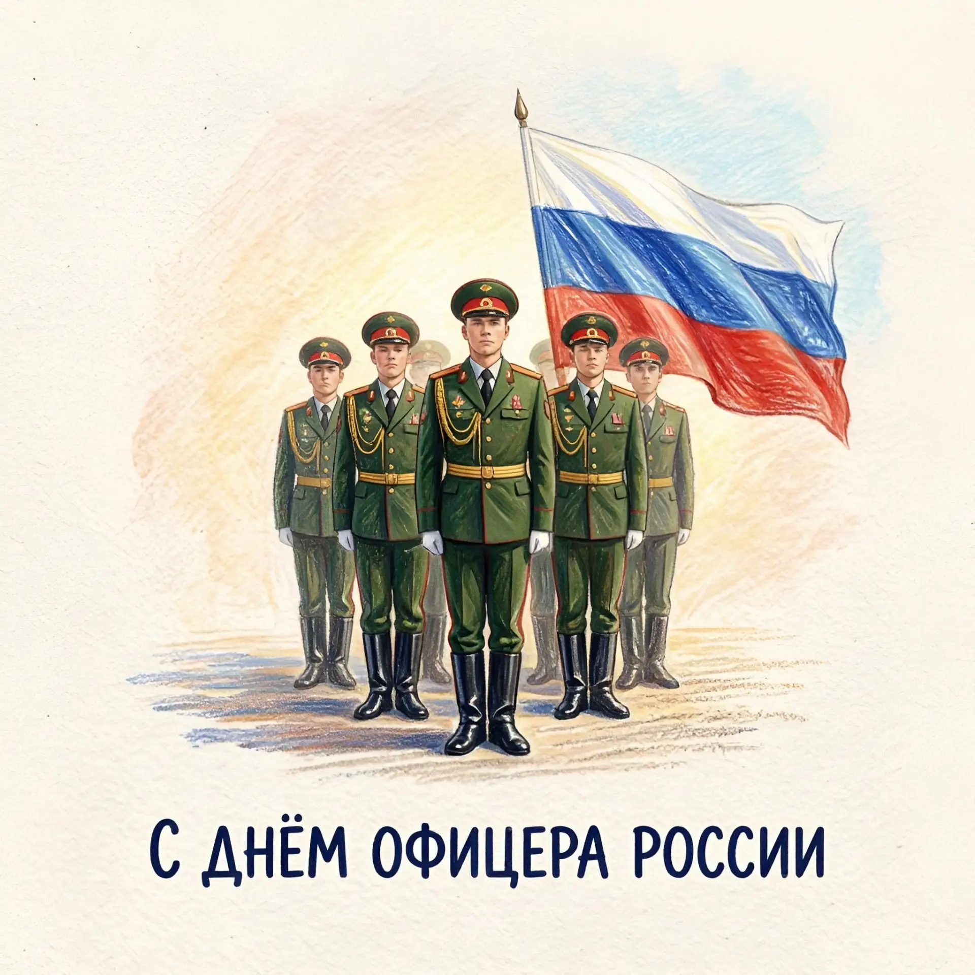 🇷🇺 С Днём офицера России! Честь, доблесть и верность Отечеству.