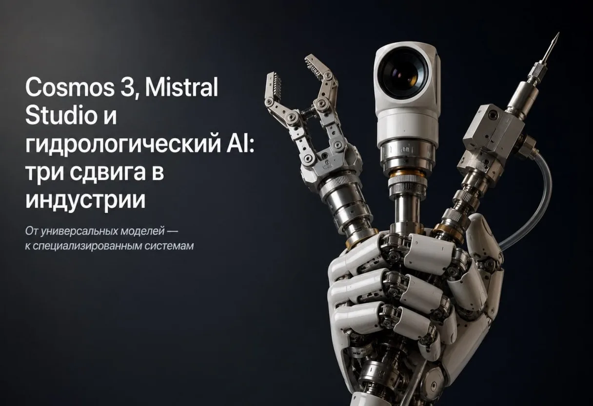 Крупные игроки меняют курс. Вместо очередных чат-ботов — физические модели, enterprise-...