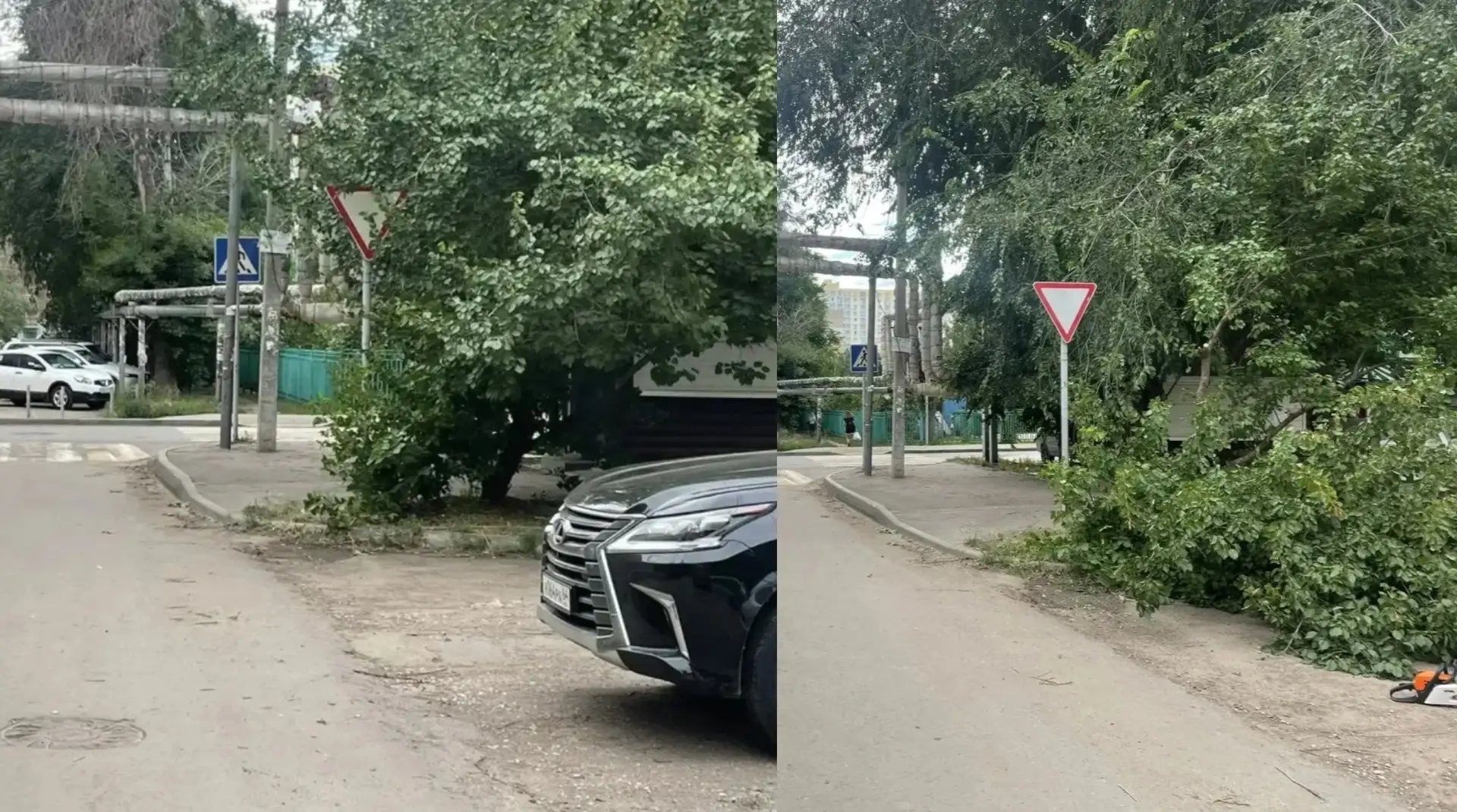 🔎Продолжаем работы по подготовке улично-дорожной сети к 1 сентября 

Для безопасности передвижения 