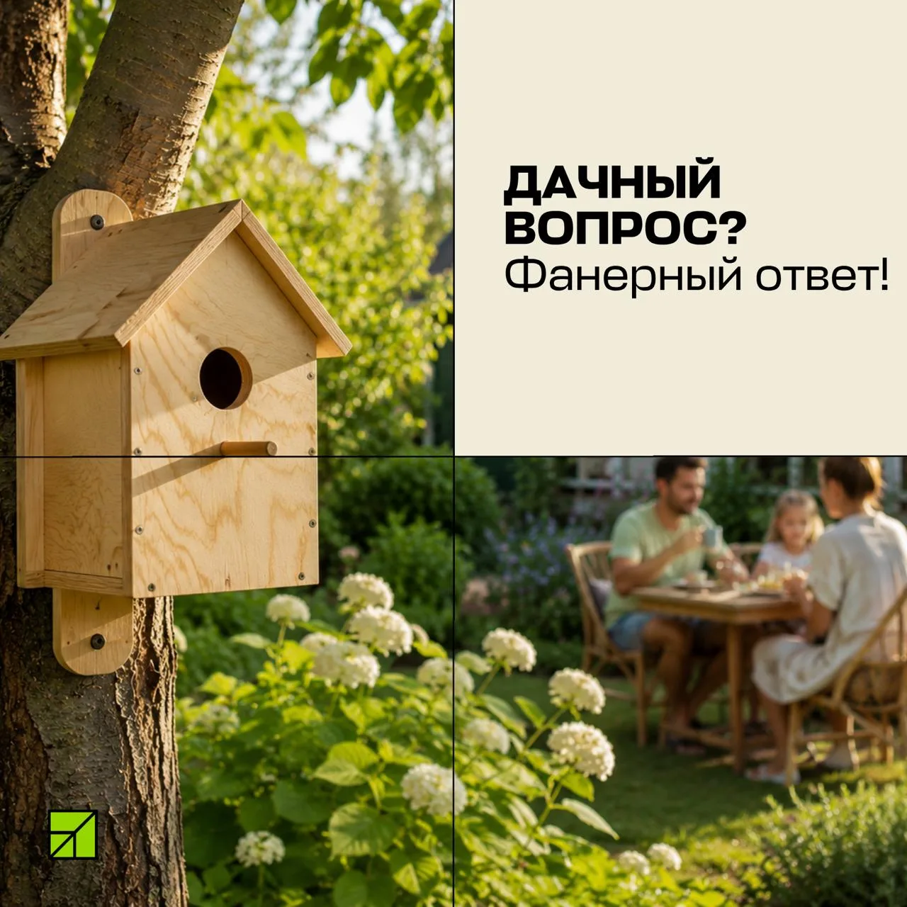 🏡 Фанера на даче — это безграничный простор для идей 🌿