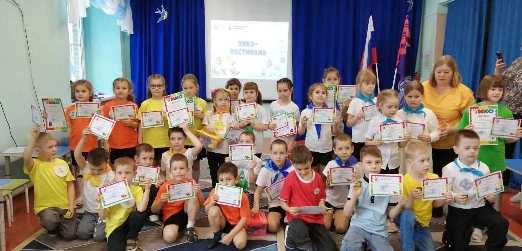 2 апреля на базе детского сада № 8 "Сибирячок" состоялся окружной конкурс по Тико - кон...