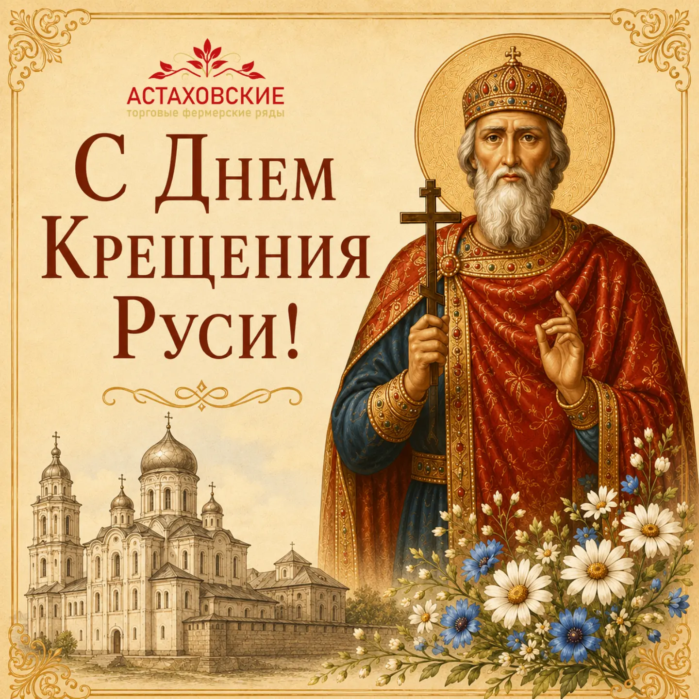 Поздравляем с Днем Крещения Руси! 🙏