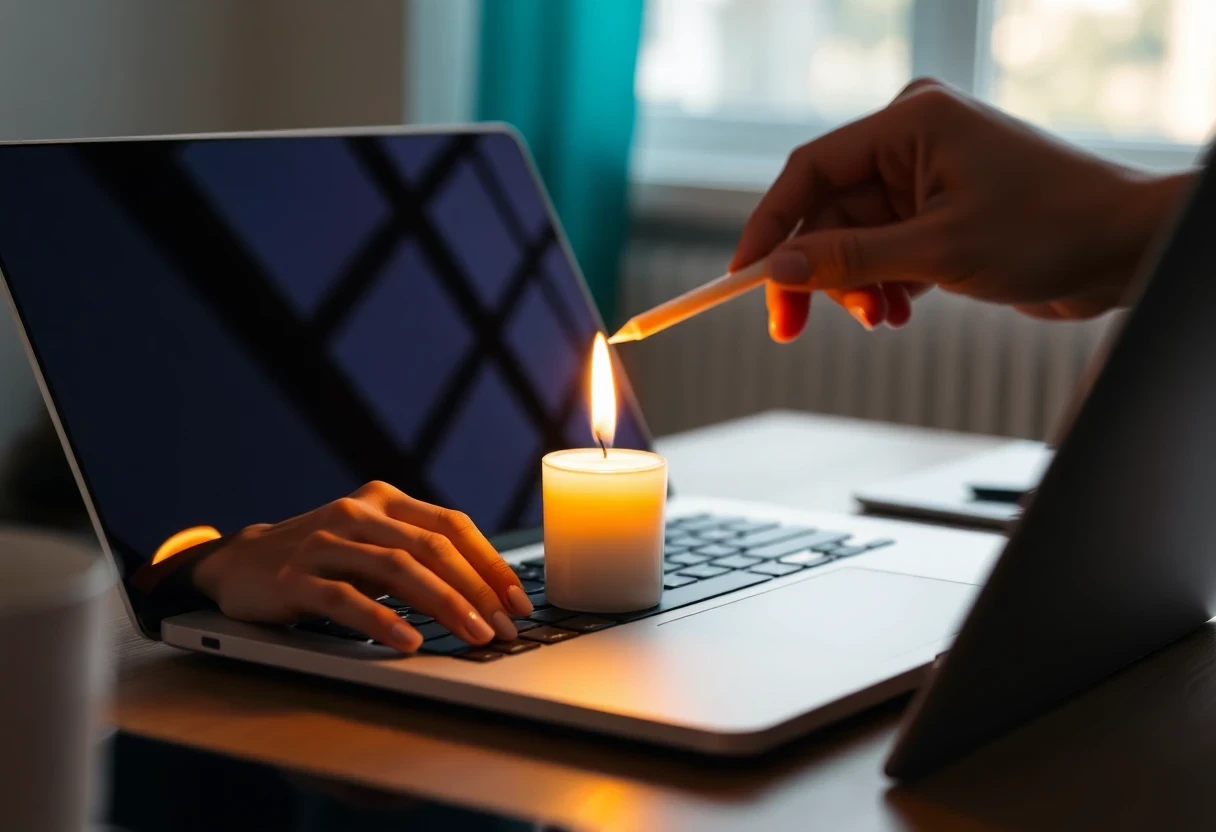 🕯️ Ритуал перехода: работа → дом

Когда работа и дом в одном пространстве или мысли о делах тянутся