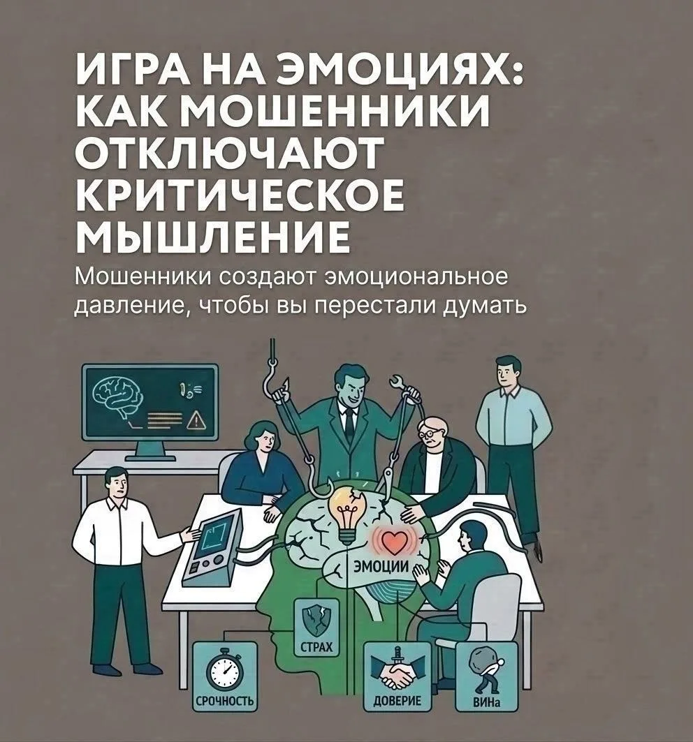 Игра на эмоциях: как мошенники отключают критическое мышление