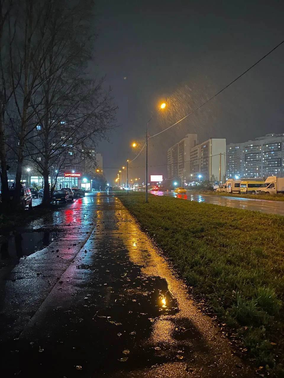 Первый снег в Компрессорном