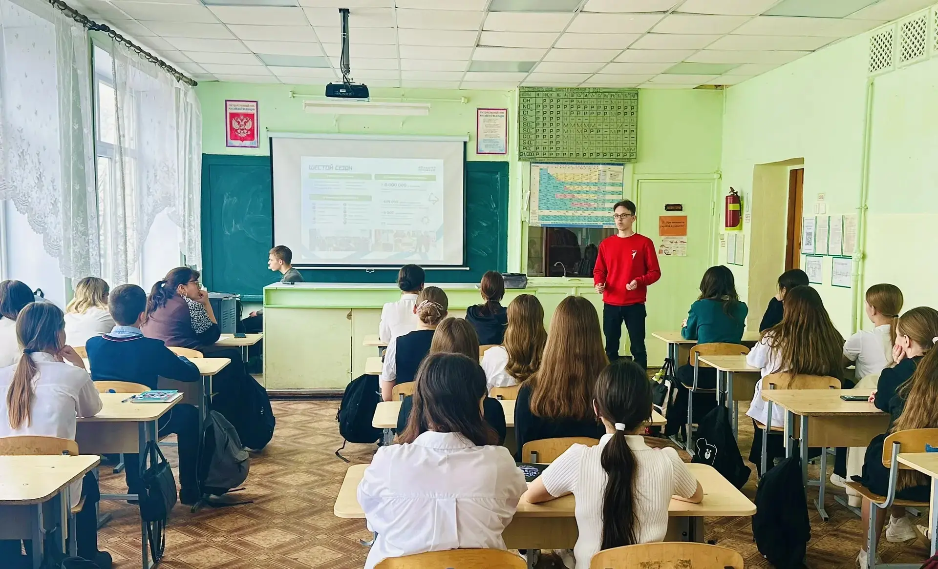 🚀 Встреча с чемпионом "Большой Перемены"! 🚀  Вчера в нашей школе прошла очень важная и вдохновляющая