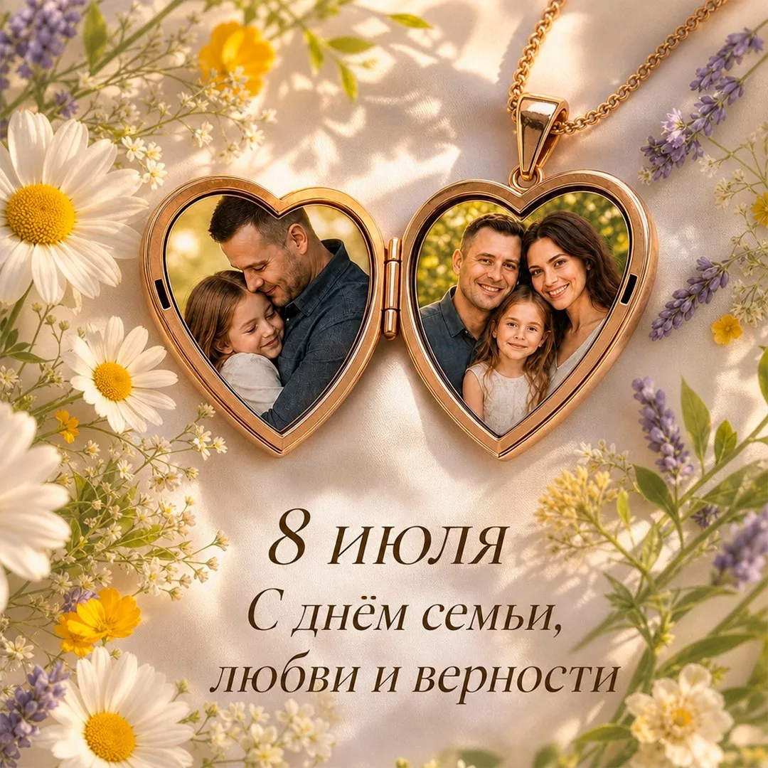Время для главного — обнять тех, кто дорог ✨

Сегодня, 8 июля, прекрасный повод вспомнить о том, что