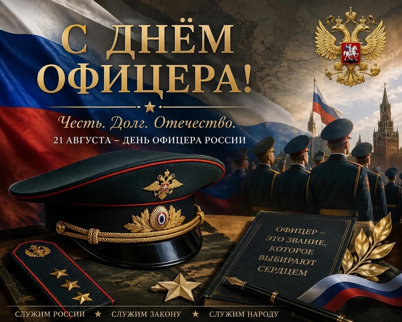 Уважаемые офицеры, ветераны военной службы и дорогие земляки!