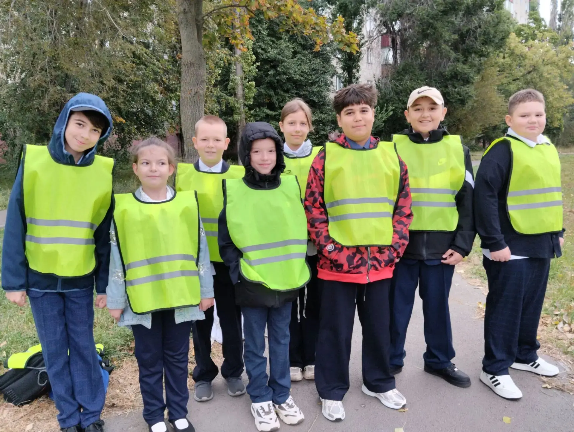 📣 Дежурство отряда ЮИД у пешеходного перехода 📣