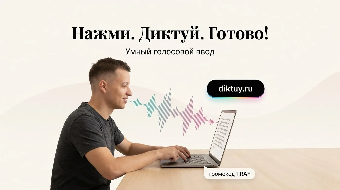 Мы запустили собственный сервис: Диктуй — умный голосовой ввод для Windows и macOS.

Зажимаете клави