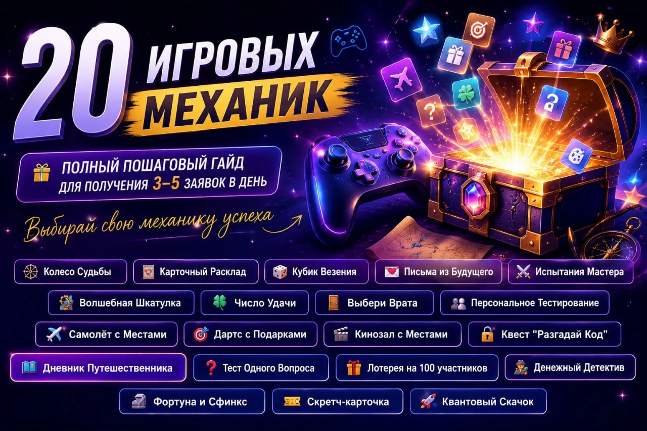 ▶️😱😱😱 20 ИГРОВЫХ МЕХАНИК ДЛЯ ПОЛУЧЕНИЯ ЗАЯВОК