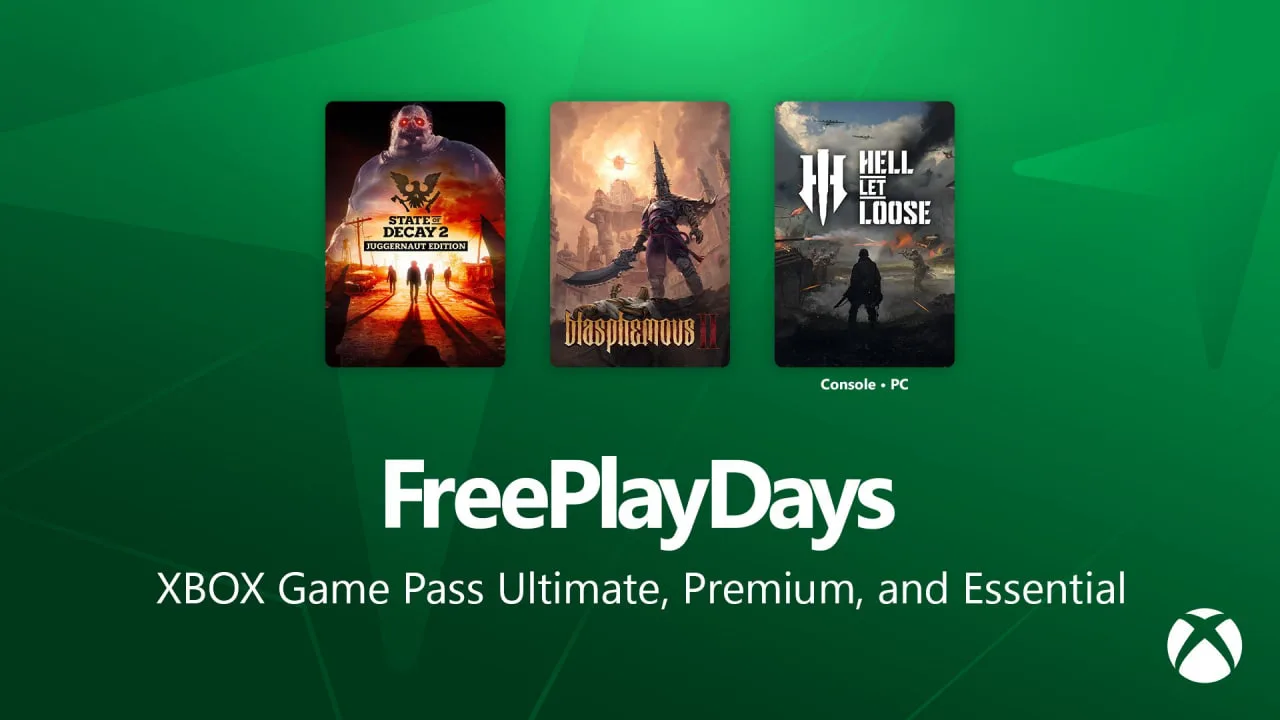 Free Play Days на ближайшие выходные с 11 по 14 июня:

- State of Decay 2: Juggernaut Edition
- Blas