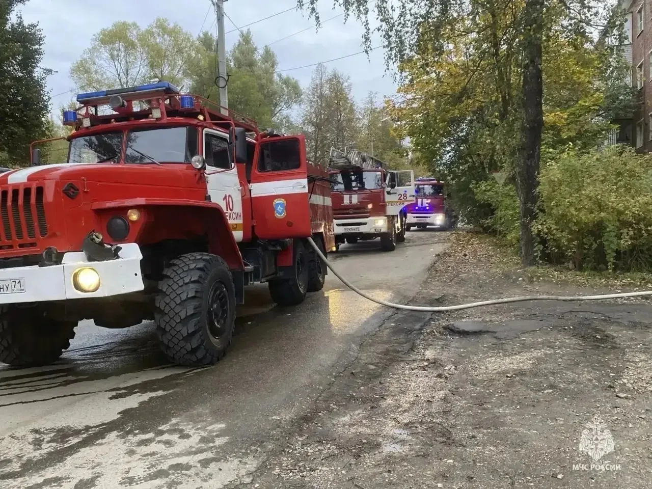 ⚡️В Алексине потушили пожар в многоэтажке: эвакуированы 4 человека