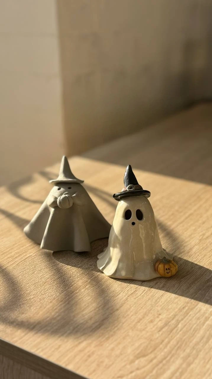Мастер‑классы по лепке милых привидений 👻