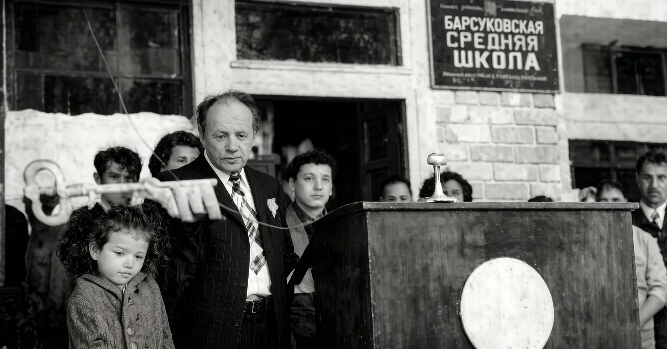 "Время назад". 1 сентября 1976 года. Фотографии П.Брязгуна с открытия нового здания Бар...