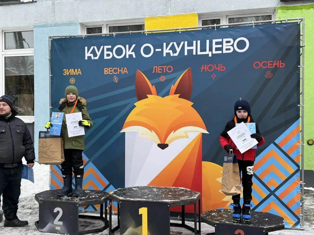 8 февраля ориентировщики МБОУ ДО ЦОДВ под руководством С.В. Охотникова и Н.К. Охотниковой успешно вы