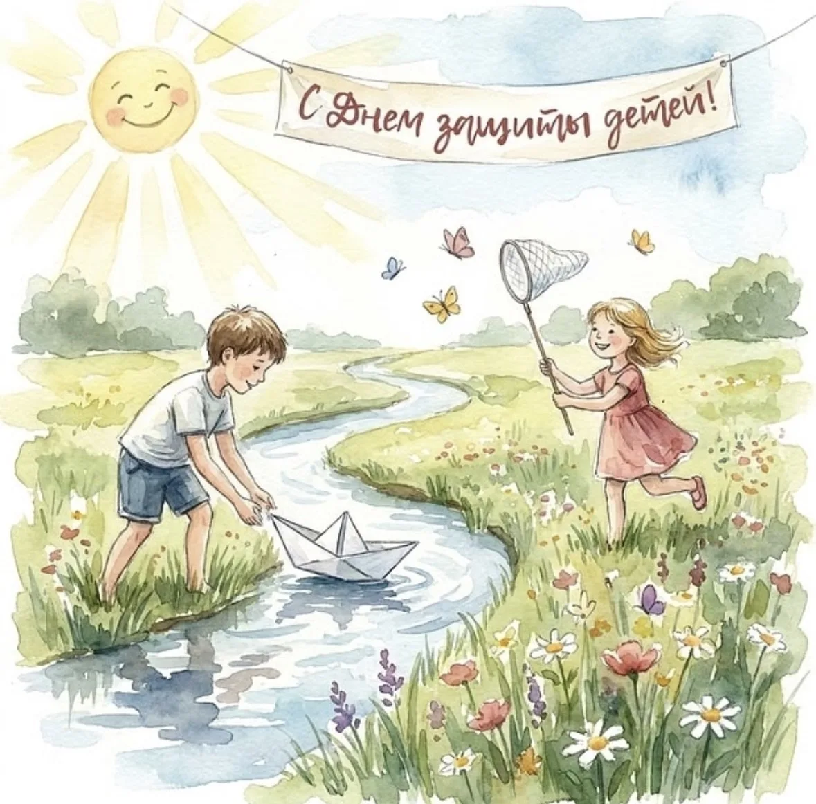 ❤Дорогие друзья, с праздником — с Международным днём защиты детей!