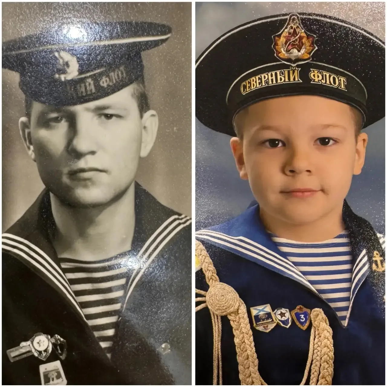 На фото справа ученик 2 Б класса Шайахметов Камиль и его бабай Фаткулин Раис Закирович ...