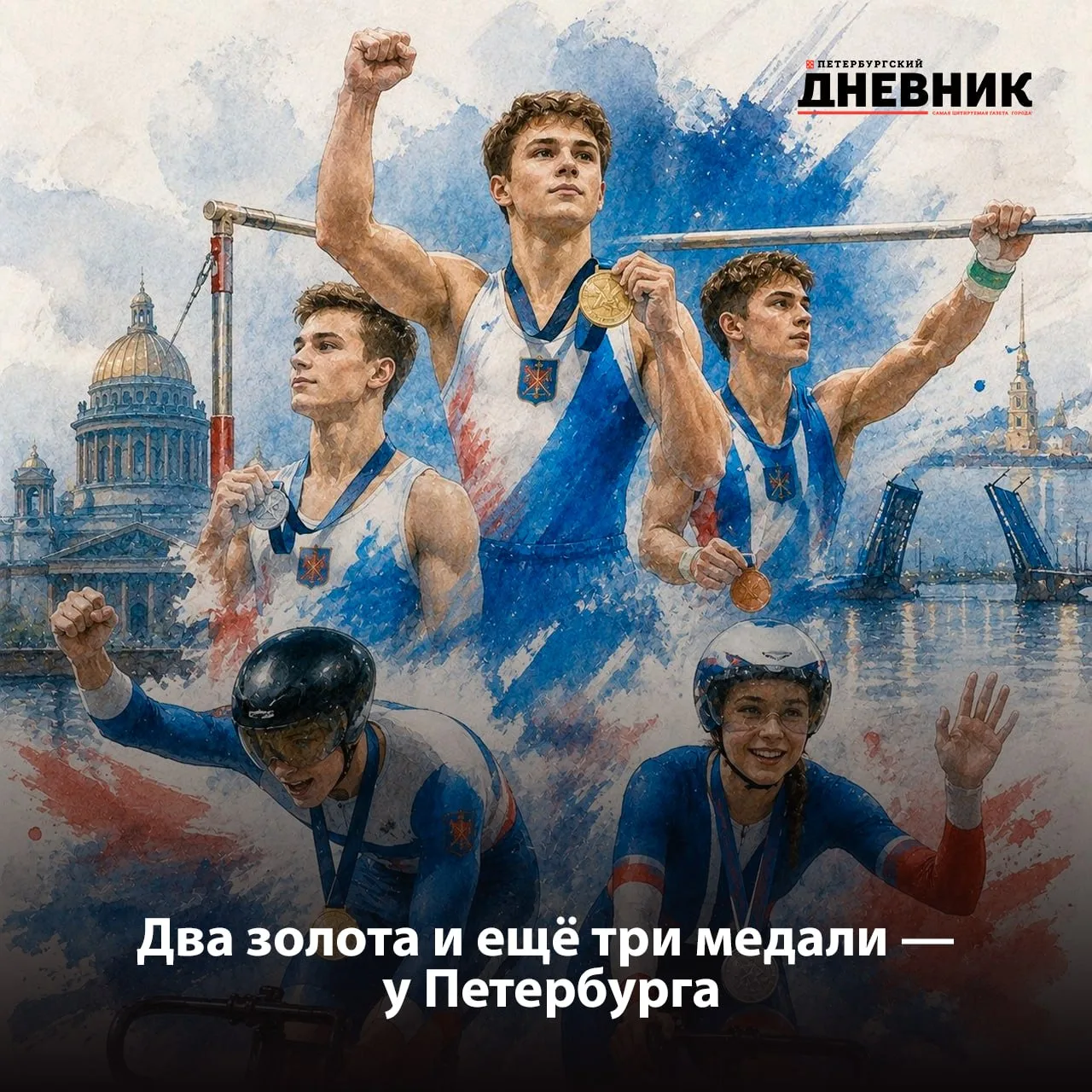 🏆 Петербургские спортсмены завоевали пять медалей на международных стартах