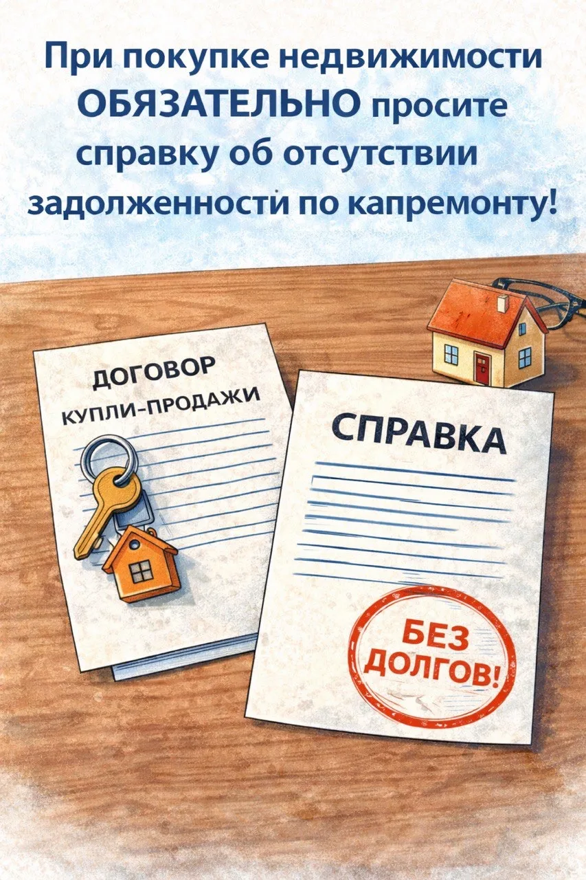 💰Хотите сэкономить на капремонте при покупке недвижимости в многоквартирном доме? У на...