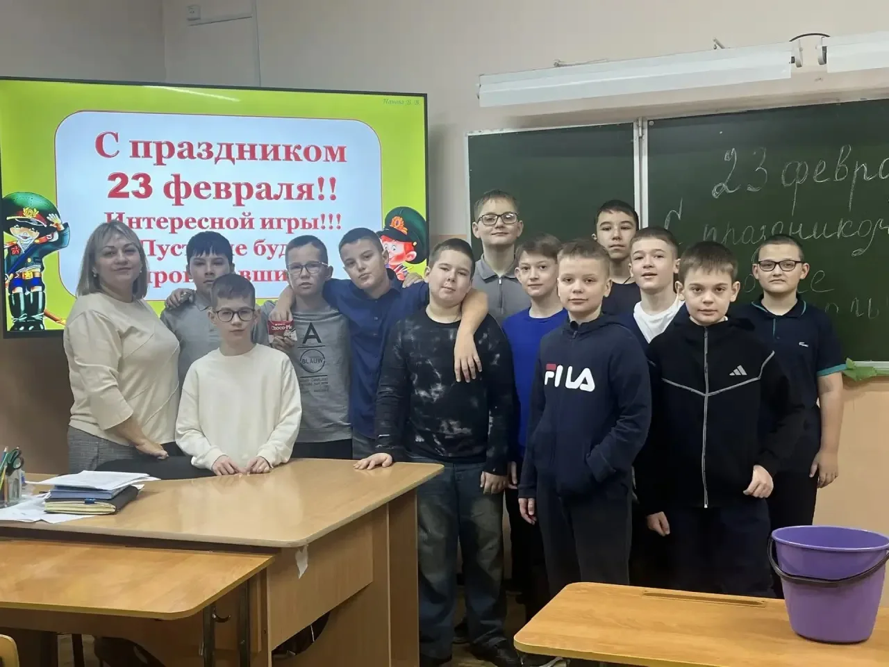 С 23 Февраля, наши будущие защитники! 🎖  В преддверии Дня защитника Отечества в нашей школе царила о