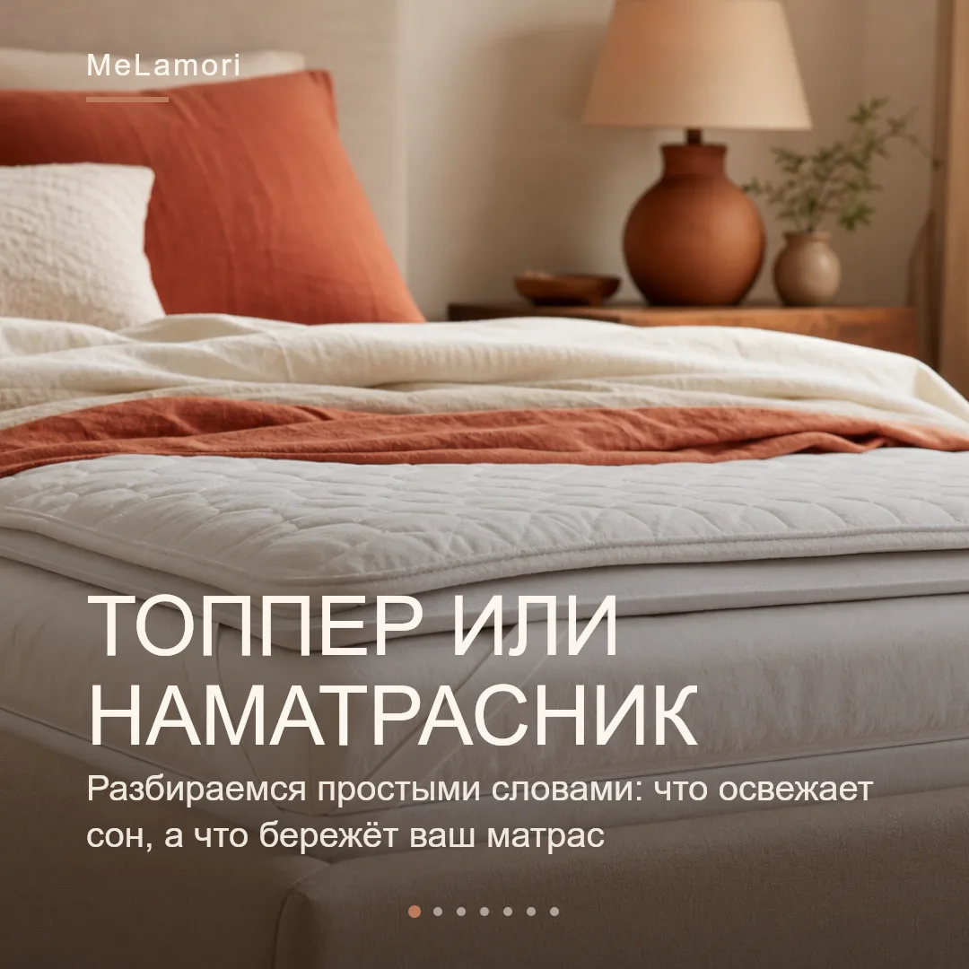 Топпер и наматрасник — звучит похоже, а нужны для совершенно разного. Сегодня разложим ...