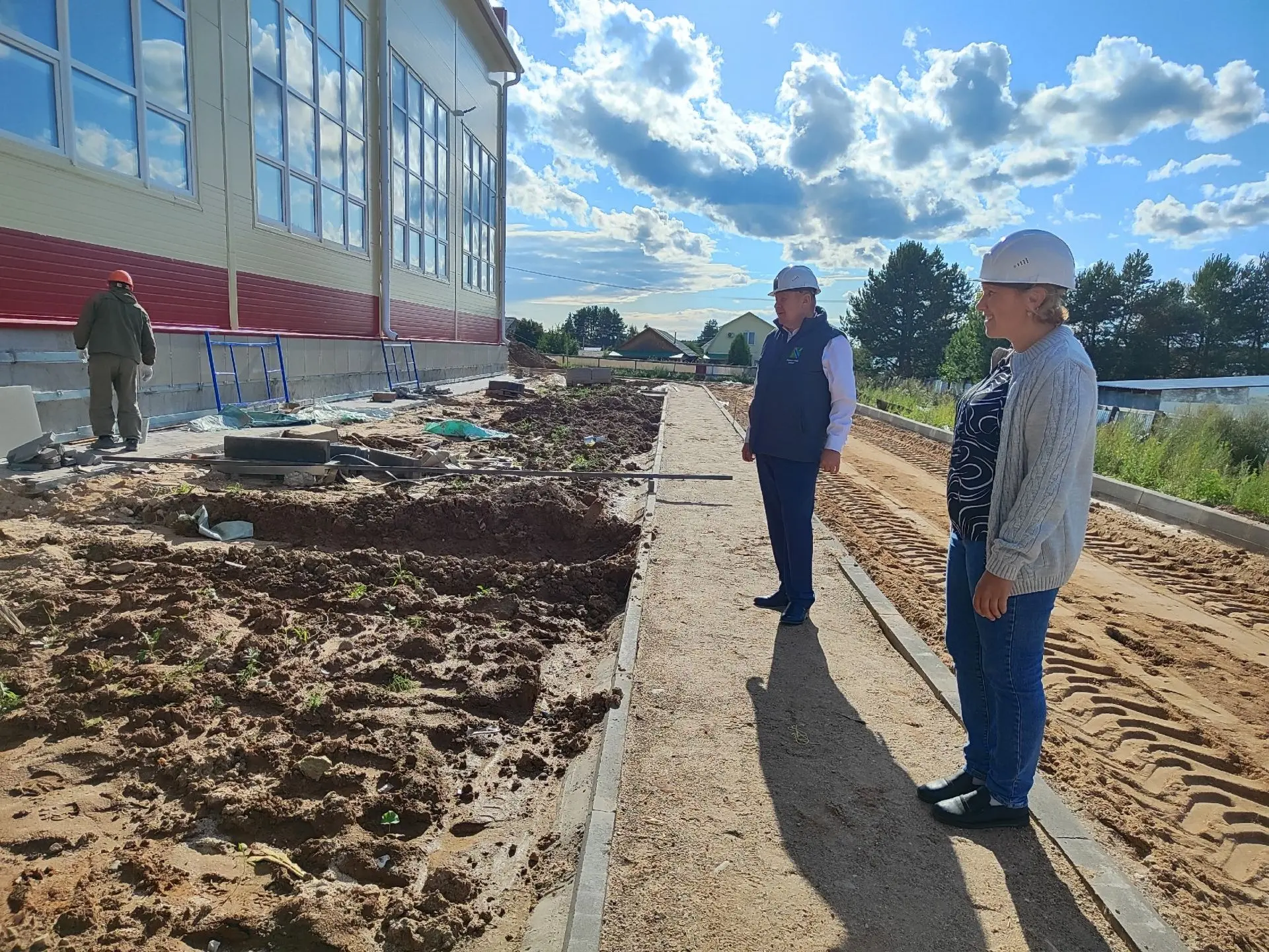 🏗 Ход строительства ФОКа: глава округа Алексей Кочкин посетил стройплощадку.
