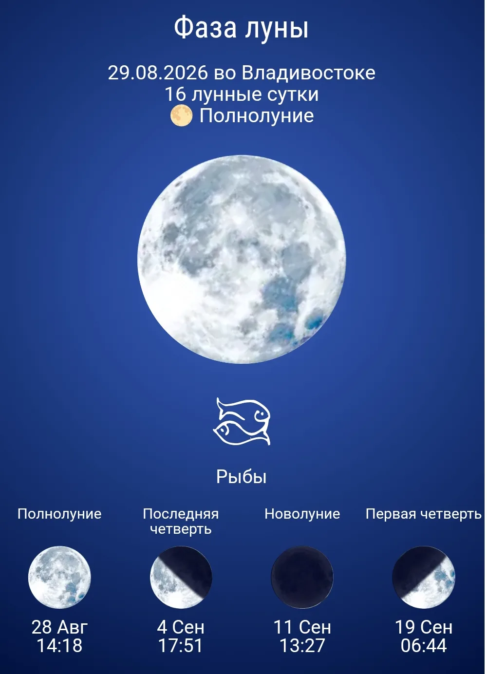 Лунный календарь
