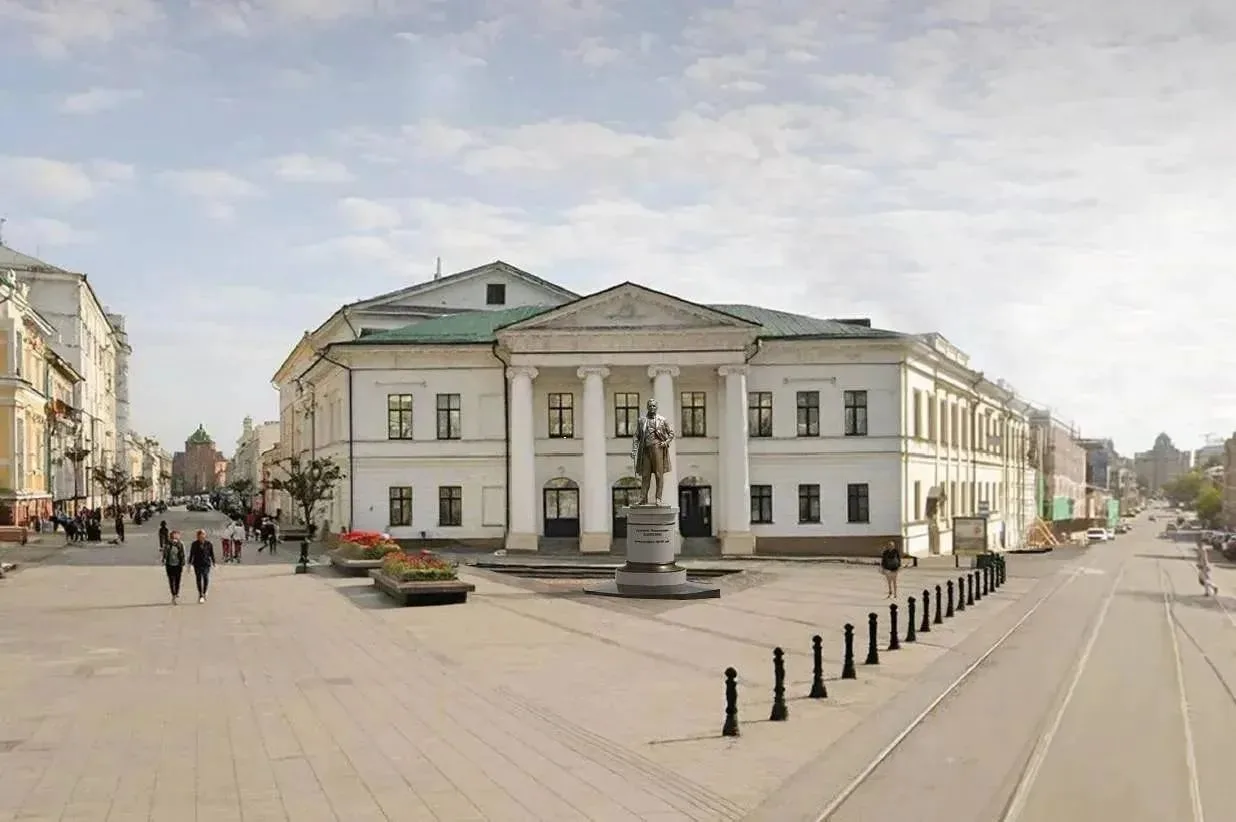 🏛 На Большой Покровской начали устанавливать памятник министру юстиции Российской импе...