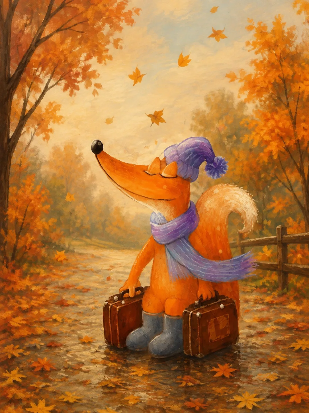 У каждого свой чемодан счастья... И чемодан грусти... Для равновесия... Только нам вечн...
