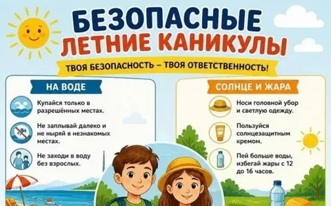 🏖️ Продолжаются летние каникулы! Соблюдаем меры предосторожности на воде! 🏖️

Дорогие друзья! 🌞
Л
