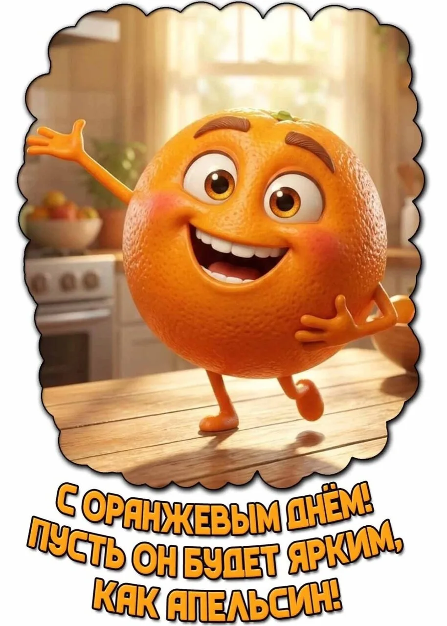 Πoздpaвляю c Оpанжевым днём!