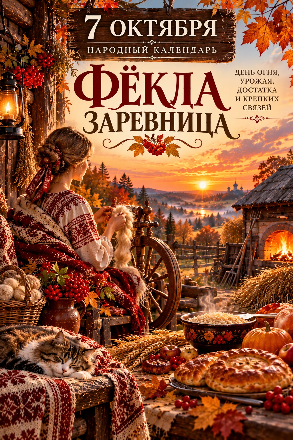 🔥 7 ОКТЯБРЯ — ФЁКЛА ЗАРЕВНИЦА