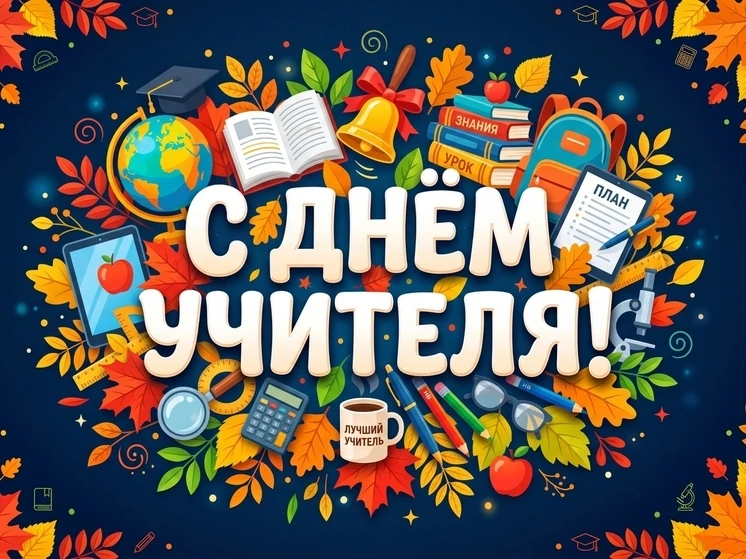 🎉С праздником, с Днем Учителя! 📚👩‍🏫🏫