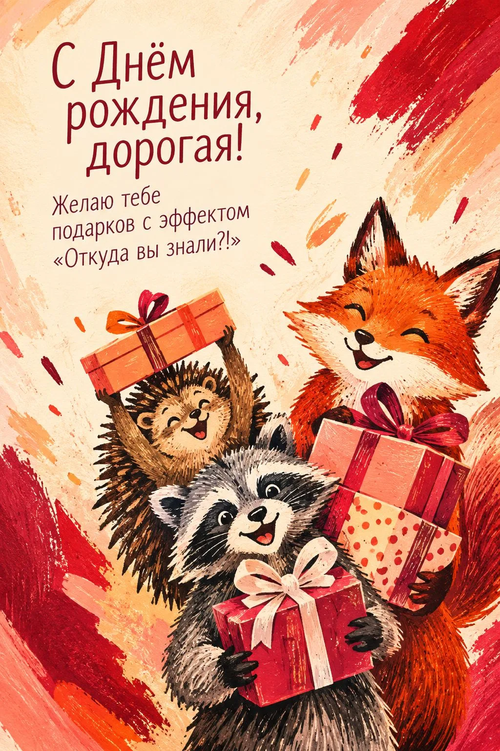 🔥 Красивые картинки и открытки женщине с Днем рождения с пожеланиями.