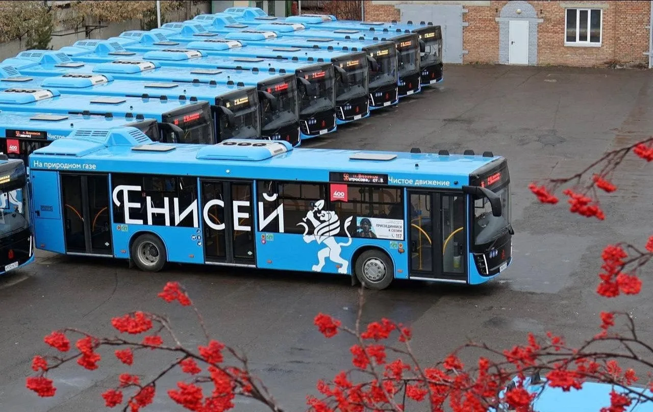 🚌 Ещё 23 новых ЛиАЗа вышли на маршруты Красноярска