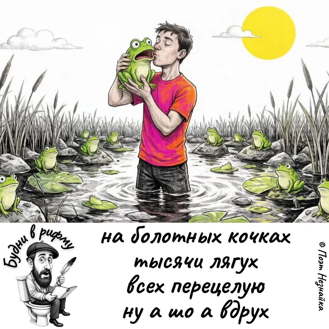 🐸—Про царевну лягушку...

✍️ Будни в рифму