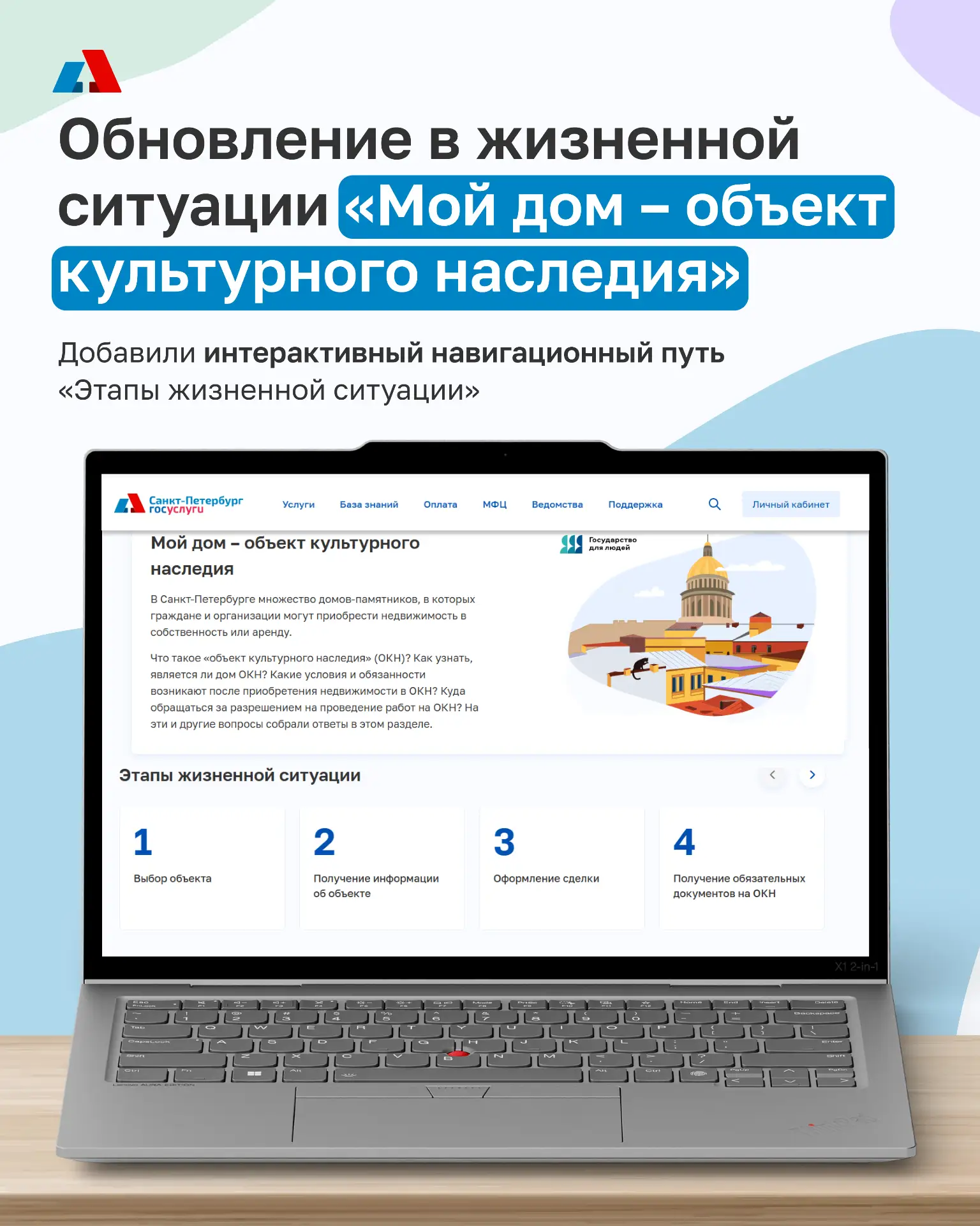 В жизненной ситуации «Мой дом – объект культурного наследия» появился интерактивный навигационный пу