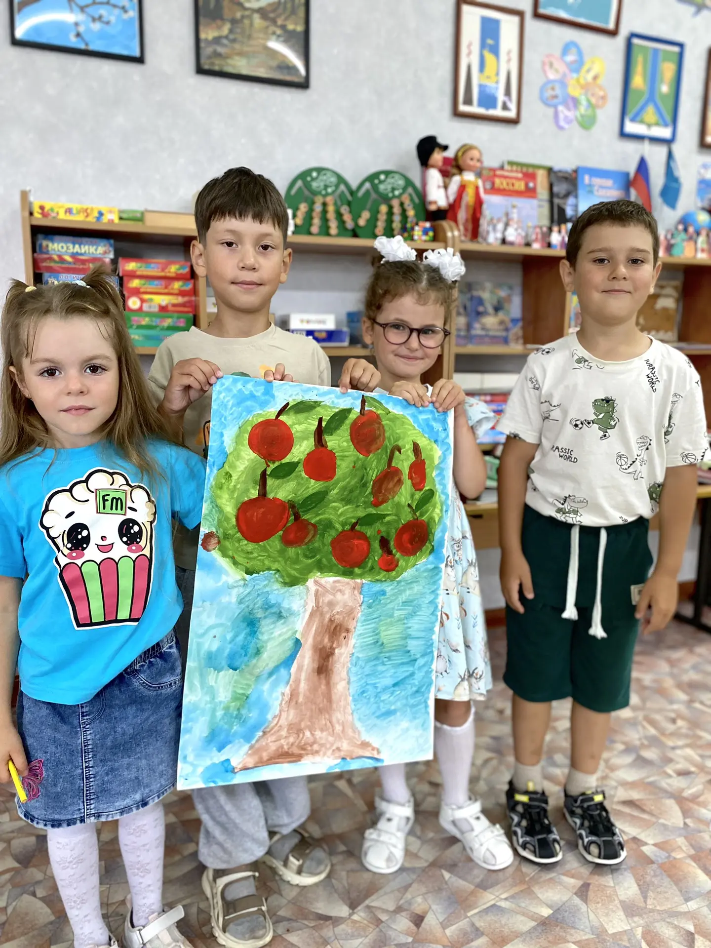 🍎 Сочное творчество в старшей группе!