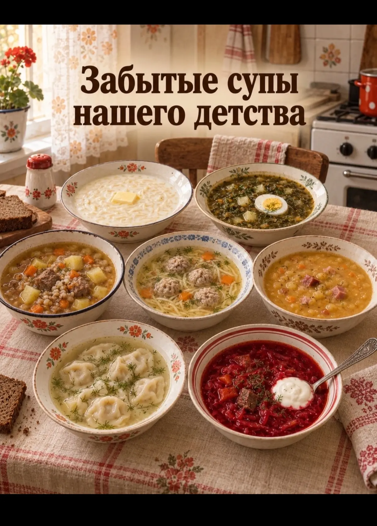 🍲  супы нашего детства - вкус, который невозможно перепутать 😋